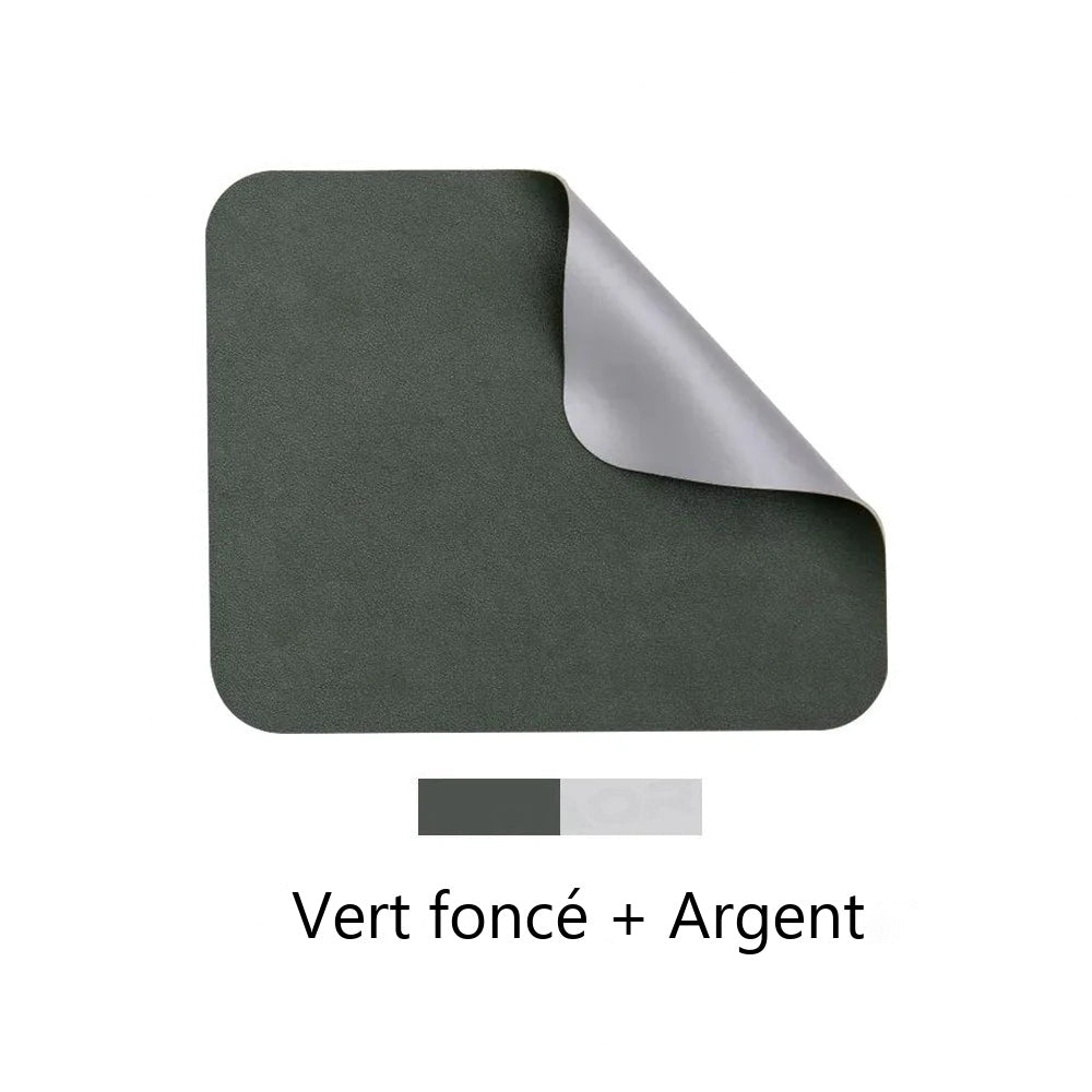 Tapis de souris Vert foncé / Argent