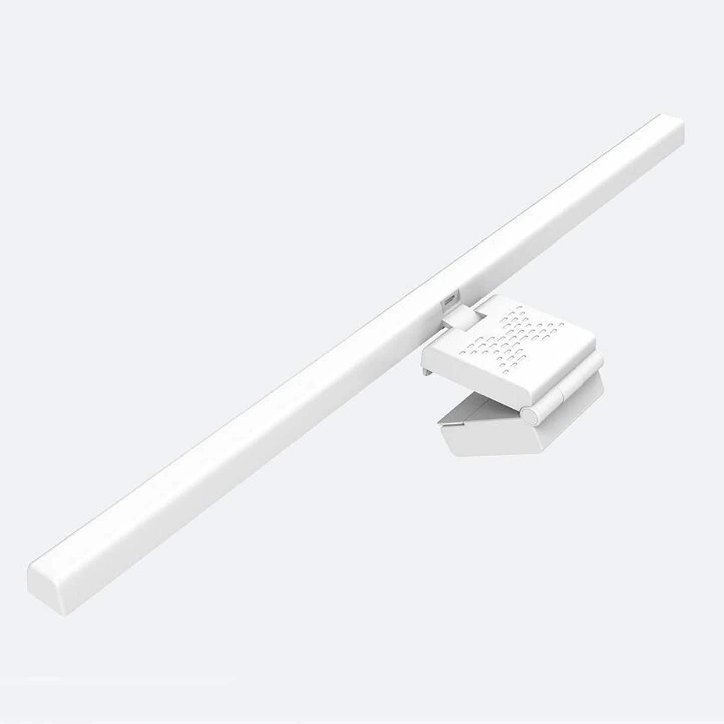LuxiDesk Clip Pro Blanc — Design minimaliste sur bureau épuré, idéal pour setup home office haut de gamme