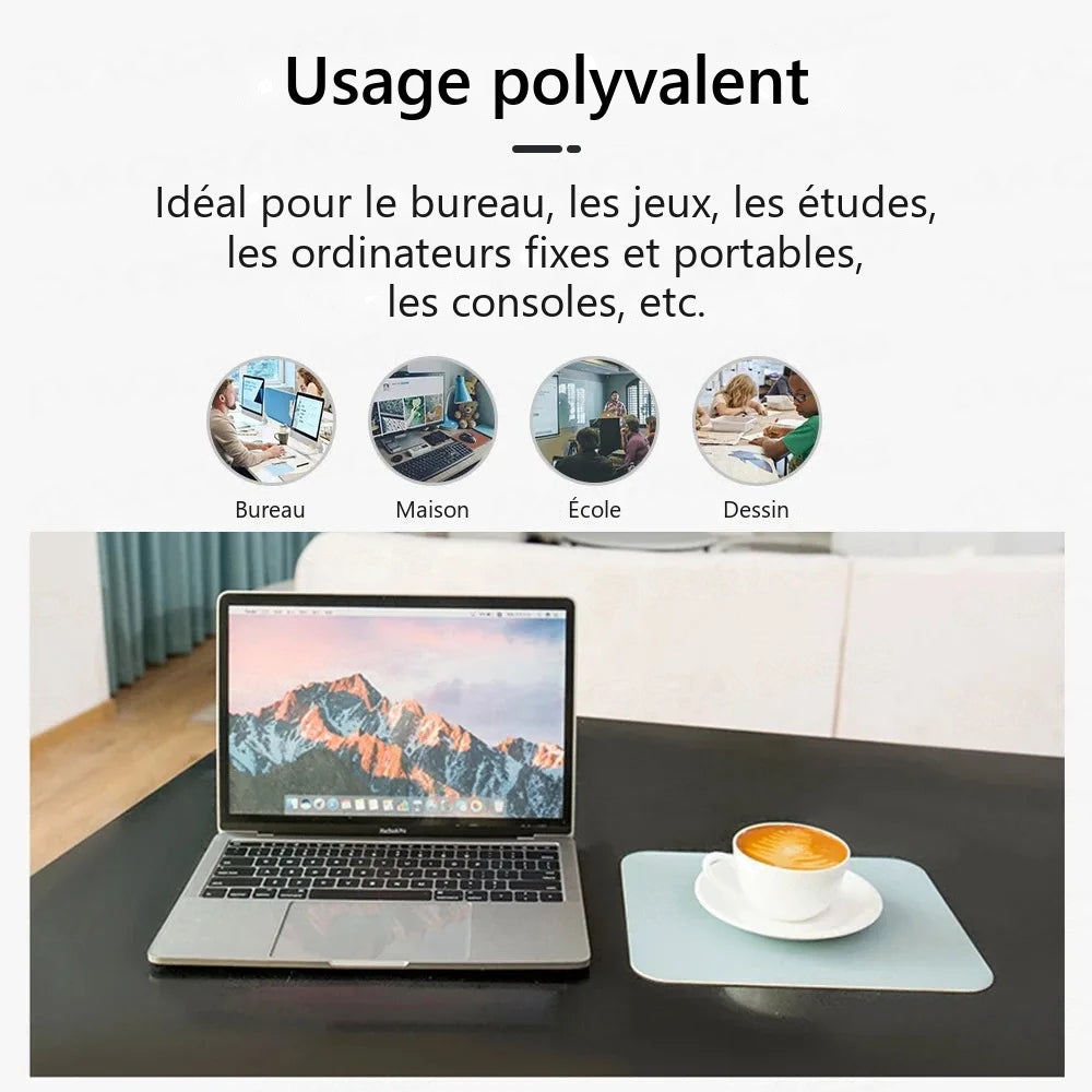Tapis de souris universel pour bureau, jeu et ordinateur portable