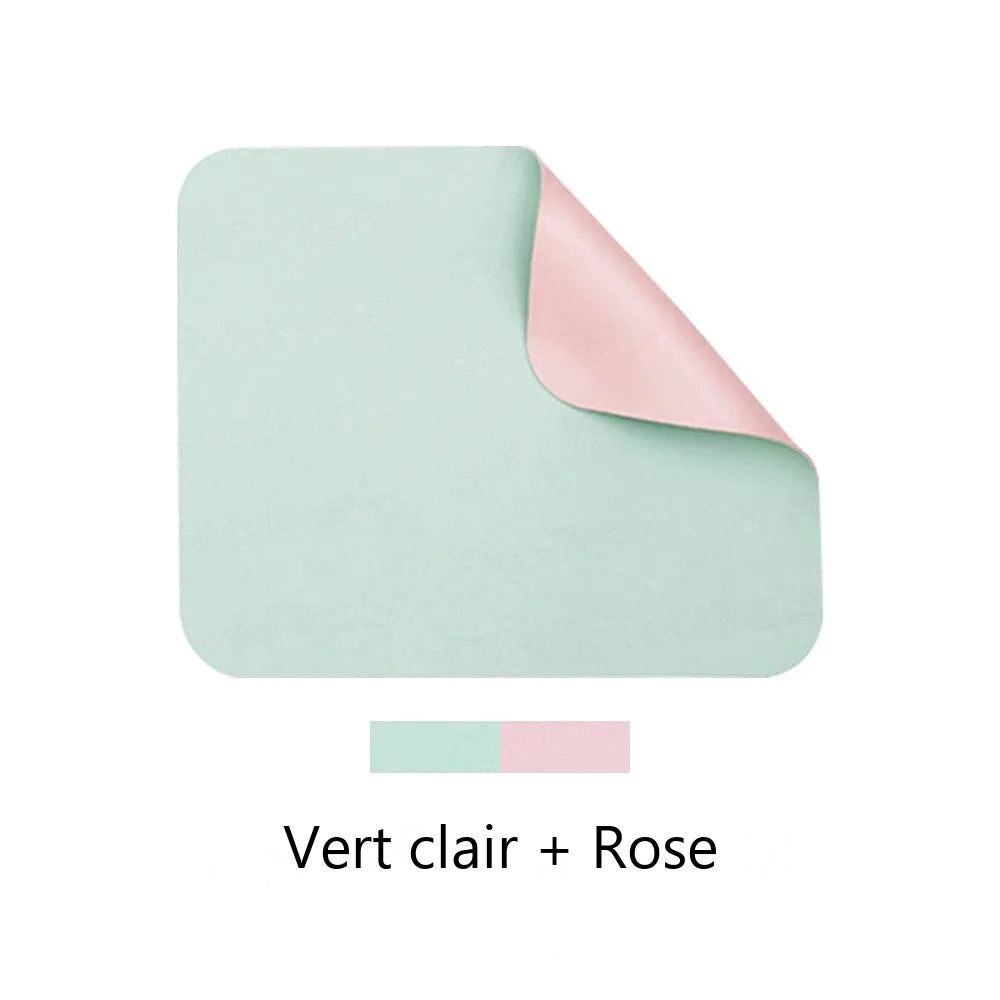 Tapis de souris Vert clair / Rose